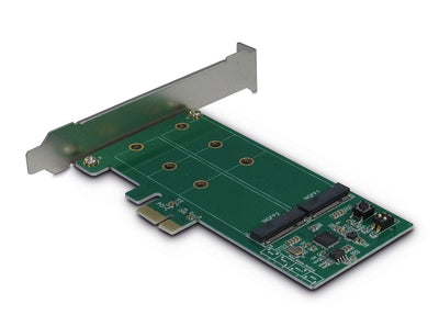 Inter-tech PCIE Adapter Card KCSSD4 PCIE X1 - 2X M.2 S-at — image 1