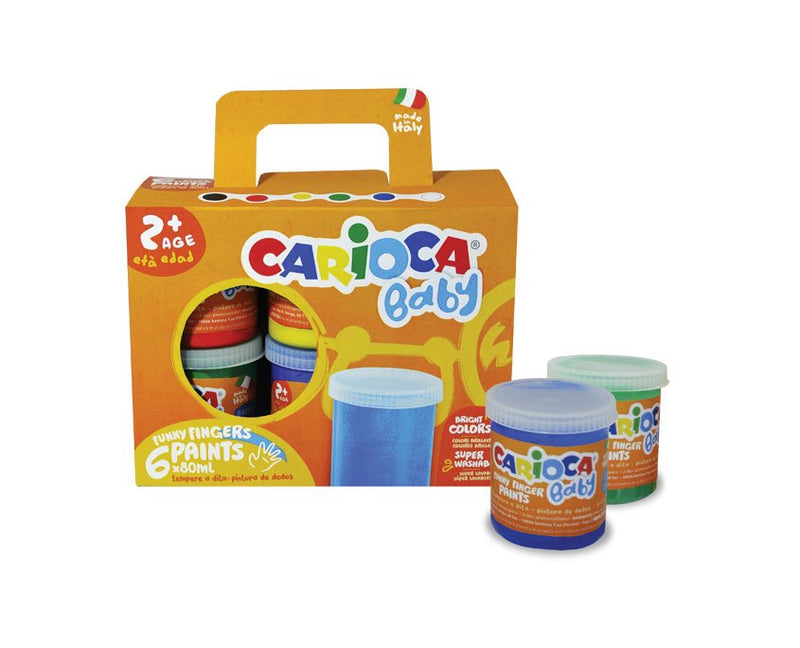 Carioca Témpera 100GR / 80ML Washable Colours - Box Of 6