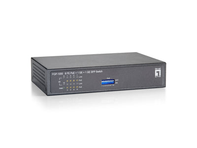 Level One Switch No Gestion 8P 10/100 1P 10 /100/1000 PoE 115W + 1P Sfp Gigabit — image 1