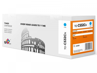 Toner Oki C532 TO-C532CN Cy 100% New — image 1