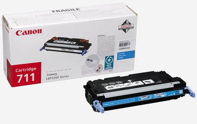 Canon Genuine Toner 711 Cyan Colour Imageclass MF8450C, Imageclass MF8450C, MF9170C, I-sensys LBP5300, MF8450, — image 1