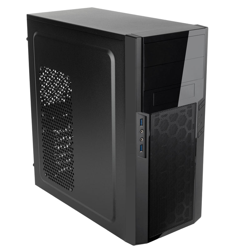 Silverstone PC Case Silent Computer Case SST-PS13B Precision Midi Tower Atx, Window, Black
