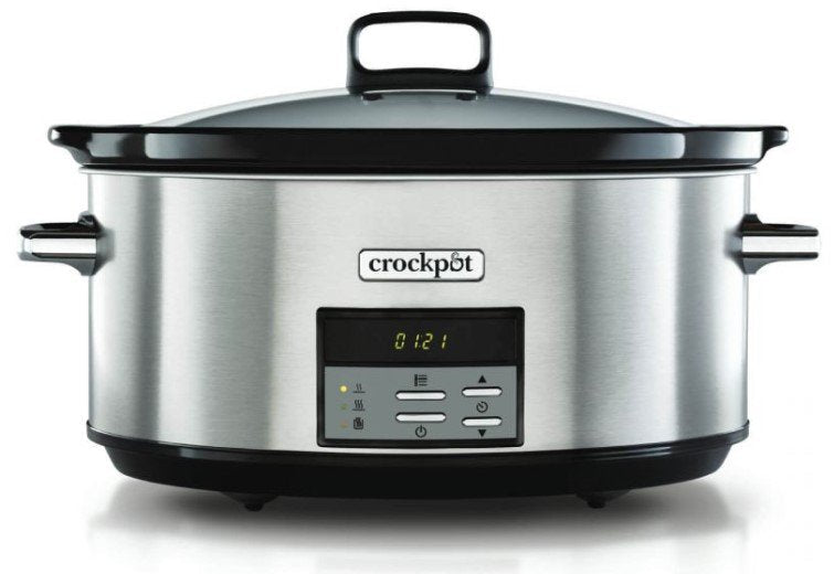 Crockpot Pot Cocción Lenta Digital 7,5 L Steel Inoxidable CSC063X