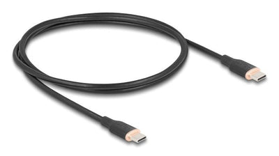 Delock USB 2.0 USB Cable Typ-c St PD 3.0 60W 1M Black — image 1
