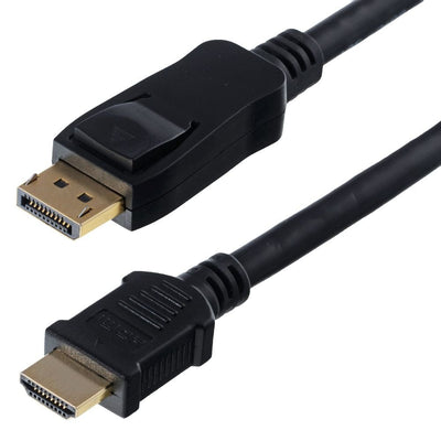 Helos Cable DisplayPort Male/HDMI Male 4K, Basic, 5,0M, Black — image 1