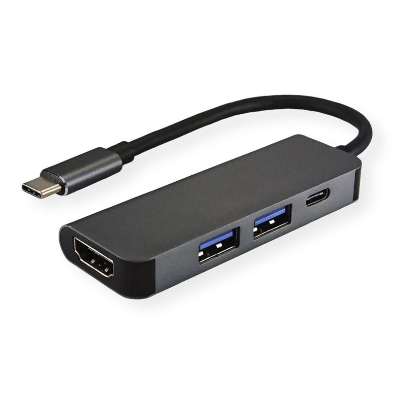 USB Type-c Estación Acoplamiento HDMI 4K 2x USB Type a + Type-c Pd Power Delivery