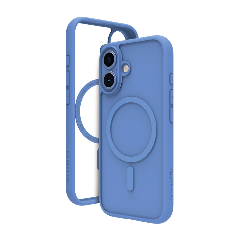 DBRAMANTE1928 Grenen Magsafe Case For Iphone 16 15,5CM (6.1) Indigo