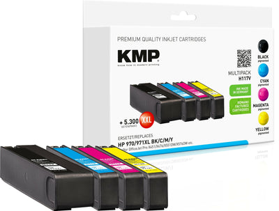 Kmp Cartridge HP 970/971XL Multipack 6600-14500 S. H117V Refilled — image 1