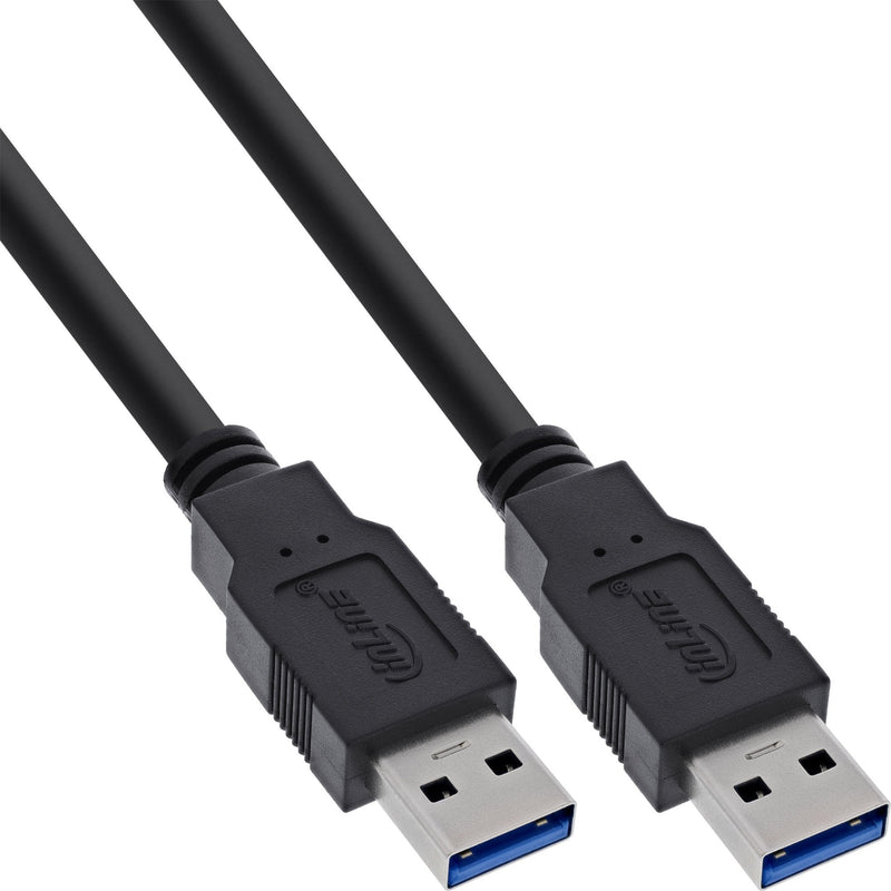 Inline USB 3.0 Cable Type a Male a Male Black 1M
