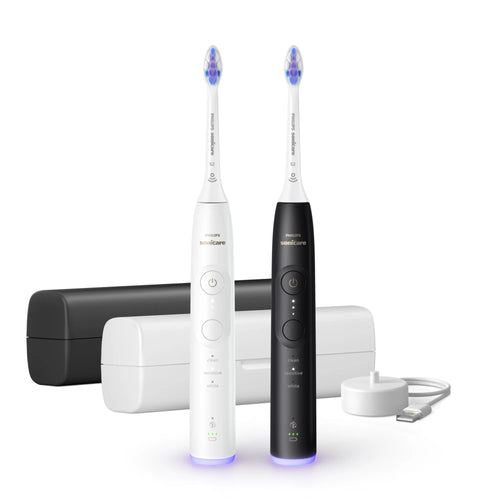 Philips Brush Teeth HX7419/01 / Sonicare 6500 With Etui Paquete Double Black/White — image 1