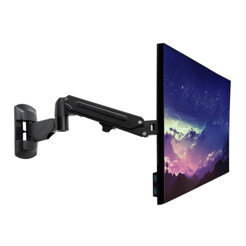 Lindy Stand Screen Arm Gas Individual Montado Wall Colour Black