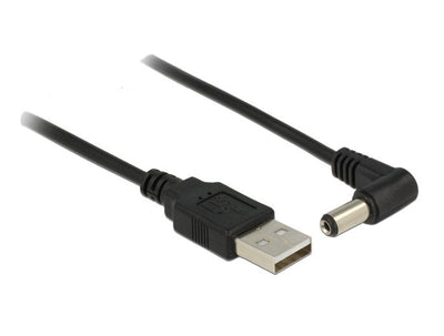 Delock 83578 USB Cable Power DC 5,5 X 2,1MM 90° 1,5M — image 1
