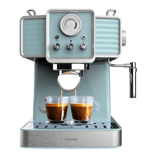 Cecotec Coffee Machine Vintage Espresso 20 Tradizionale Luz Azul