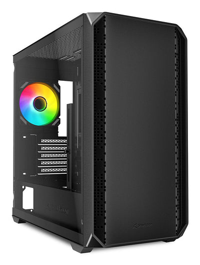 PC Case Gaming Sharkoom MK2 RGB MATX Black 120MM 3x USB Sn Power Supply — image 1