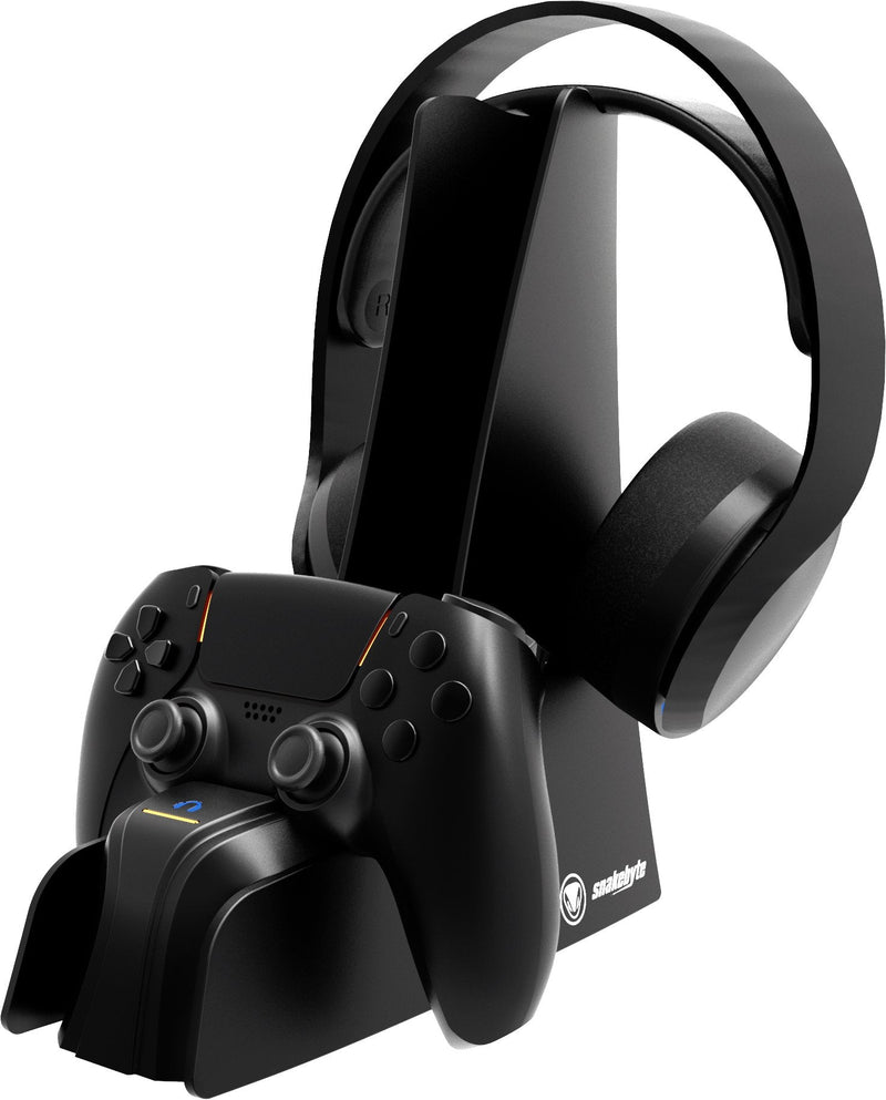 Snakebyte Stand Charging Gamepad PS5 And Headphones Dual Charge Black