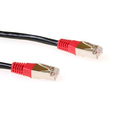 Black 10 Meter Lszh F UTP CAT.5E Patch Cable Cross With RJ45 Connectors — image 1