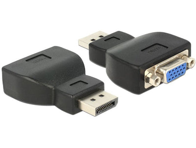 Delock Adapter DisplayPort 1.1VGA Black — image 1