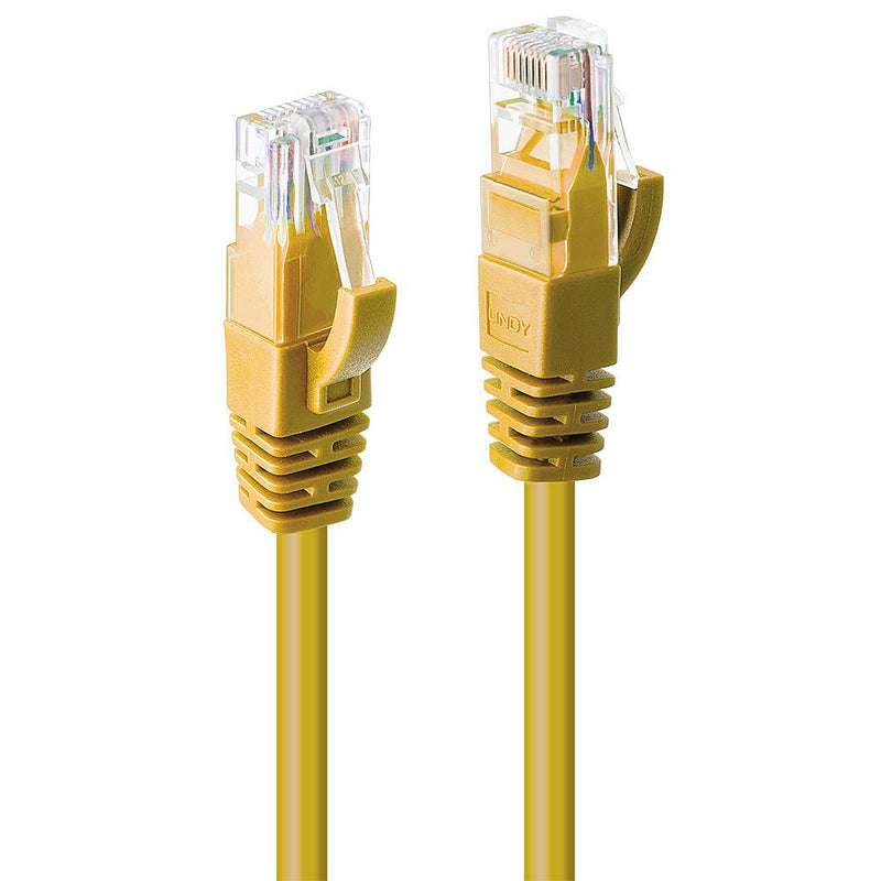 Lindy 48064 Network Cable Yellow 3M CAT.6 U/UTP (UTP)