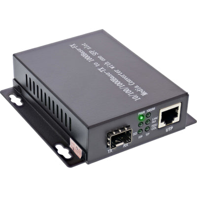 Inline Convertidor Medios 10/100/1000MB/S Tp a Sfp Fo (para Lc Duplex), Sm, 20KM — image 1