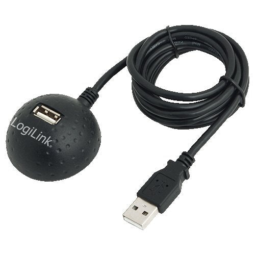 Logilink USB Cable 2.0 (alargo) M/H Mini Estacion Acoplamiento 1.50M Black