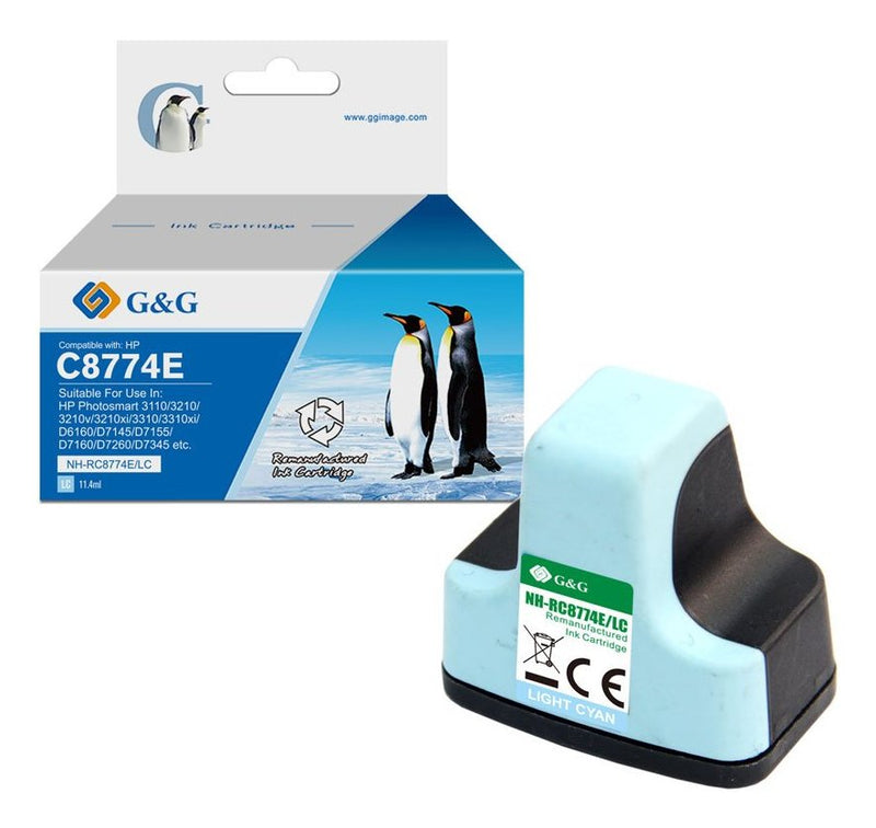 G&g Ink Compatible HP 363 C8774EE Xl-hellcyan