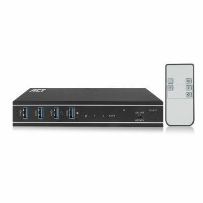 2-PORT HDMI 4K@60HZ KVM Switch, USB 3.2 GEN1 (USB 3.0) — image 1