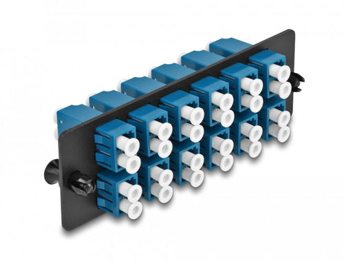 Delock Lwl Adapter Panel Lc Duplex Upc 12 Port Blue — image 1