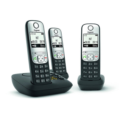 Gigaset A690 a Trio, Phone Analógico Black Dect, Contestador Automatic — image 1