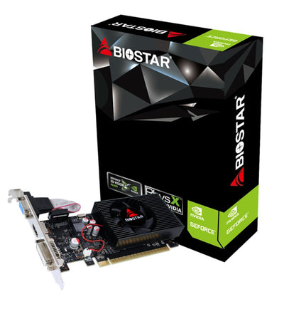 Biostar VGA GeForce GT730 Lp 2GB DDR3 700MHZ Pci 2.0 HDMI DVI VGA Compatible Perfil Low — image 1
