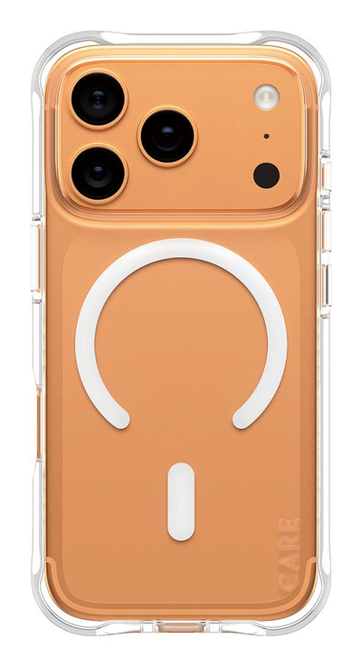 Panzerglass Care™ By ® Samba Case Transparent W. White Magsafe Iphone 17 Pro Case For Apple - Iphone 17 Pro Tr — image 1