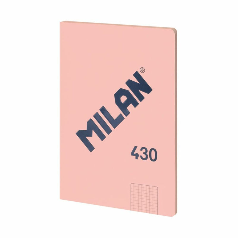 Milan Libreta Encolada Formato A4 Cuadricula 5X5MM - 48 Hojas 95 Gr/M2 - Microperforado - Cover Blanda - Colou