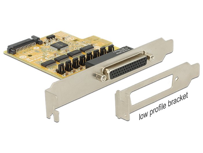 Pci Express X1 Card a 4 X Serie With Power Supply