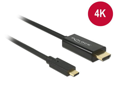 Delock USB Cable Type-c ™ - HDMI M/M (dp Alt Mode) 4K 30 HZ 3M Black — image 1