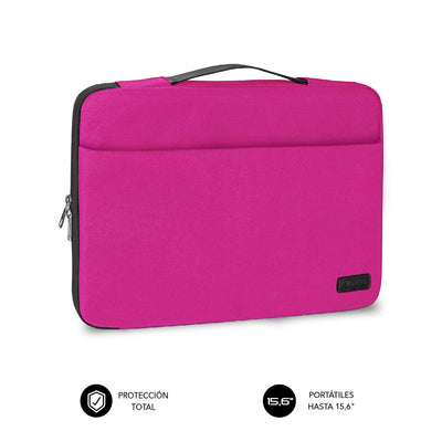 Subblim Case Protectora Elegant 15.6'' Pink Up To 15.6/ Handle Retractable/ Indoor Soft And Aterciopelado — image 1