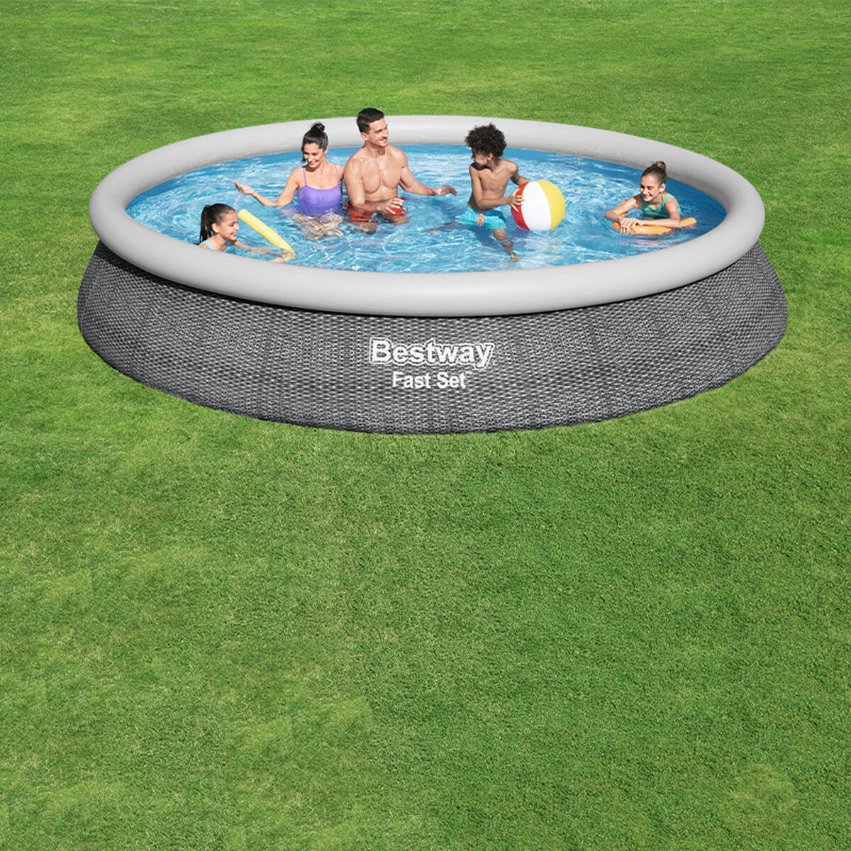 Bestway Inflatable Pool Bestway Grey 9677 L 457 X 84 Cm