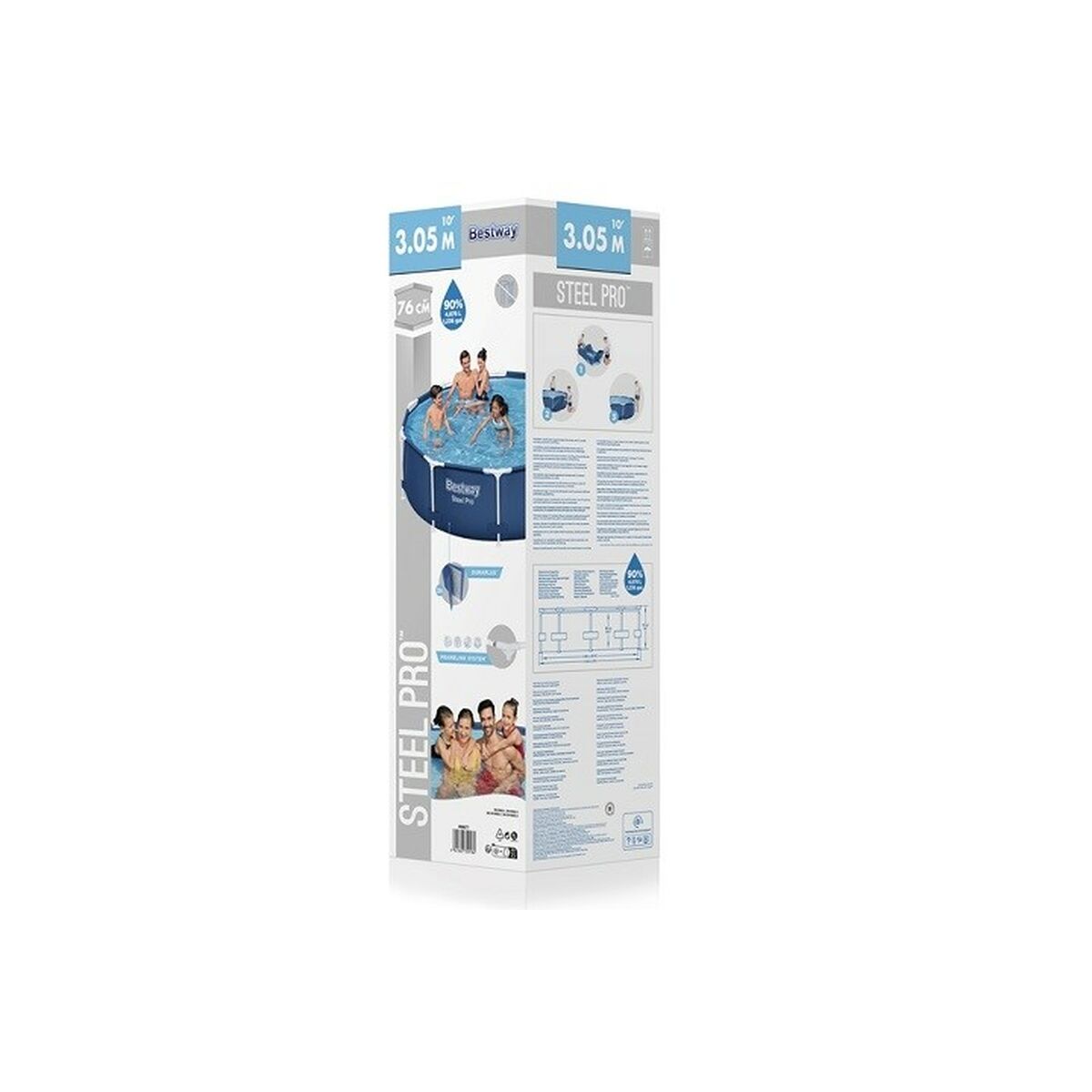 Bestway Removable Pool Bestway 305 X 76 Cm 305 X 305 X 76 Cm