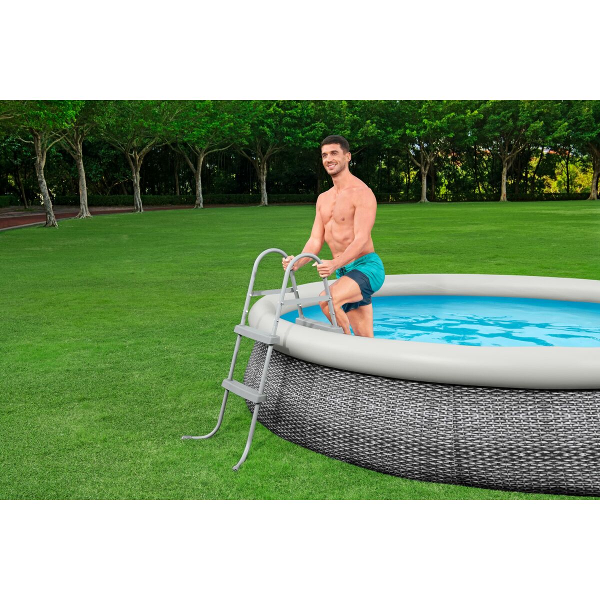 Bestway Swimming Pool Staircase Bestway 84 Cm
