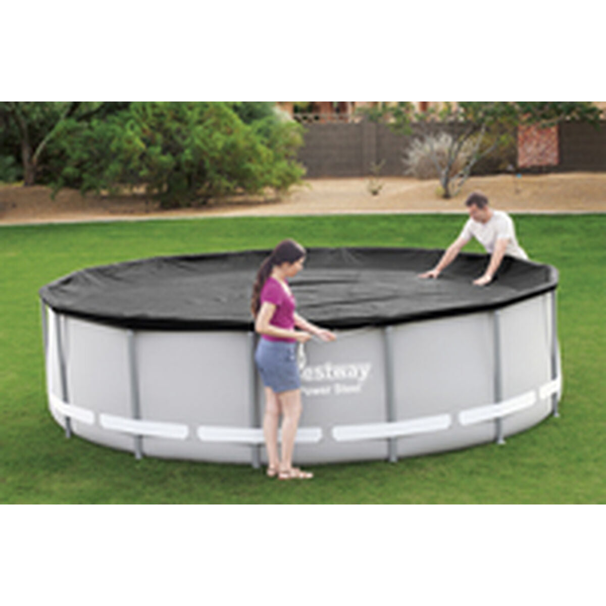Bestway Swimming Pool Cover Bestway Black Ø 427 Cm