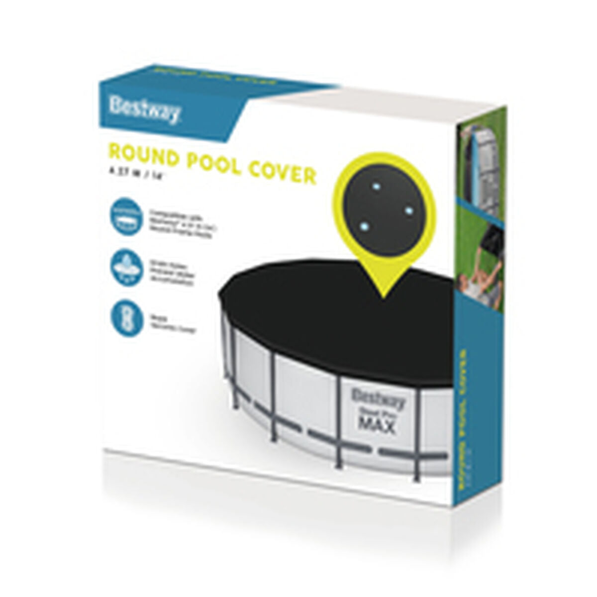 Bestway Swimming Pool Cover Bestway Black Ø 427 Cm