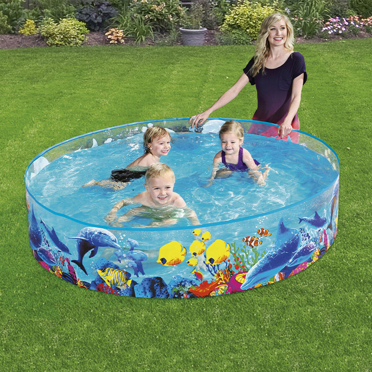Bestway Inflatable Paddling Pool For Children Bestway Navy 183 X 38 Cm