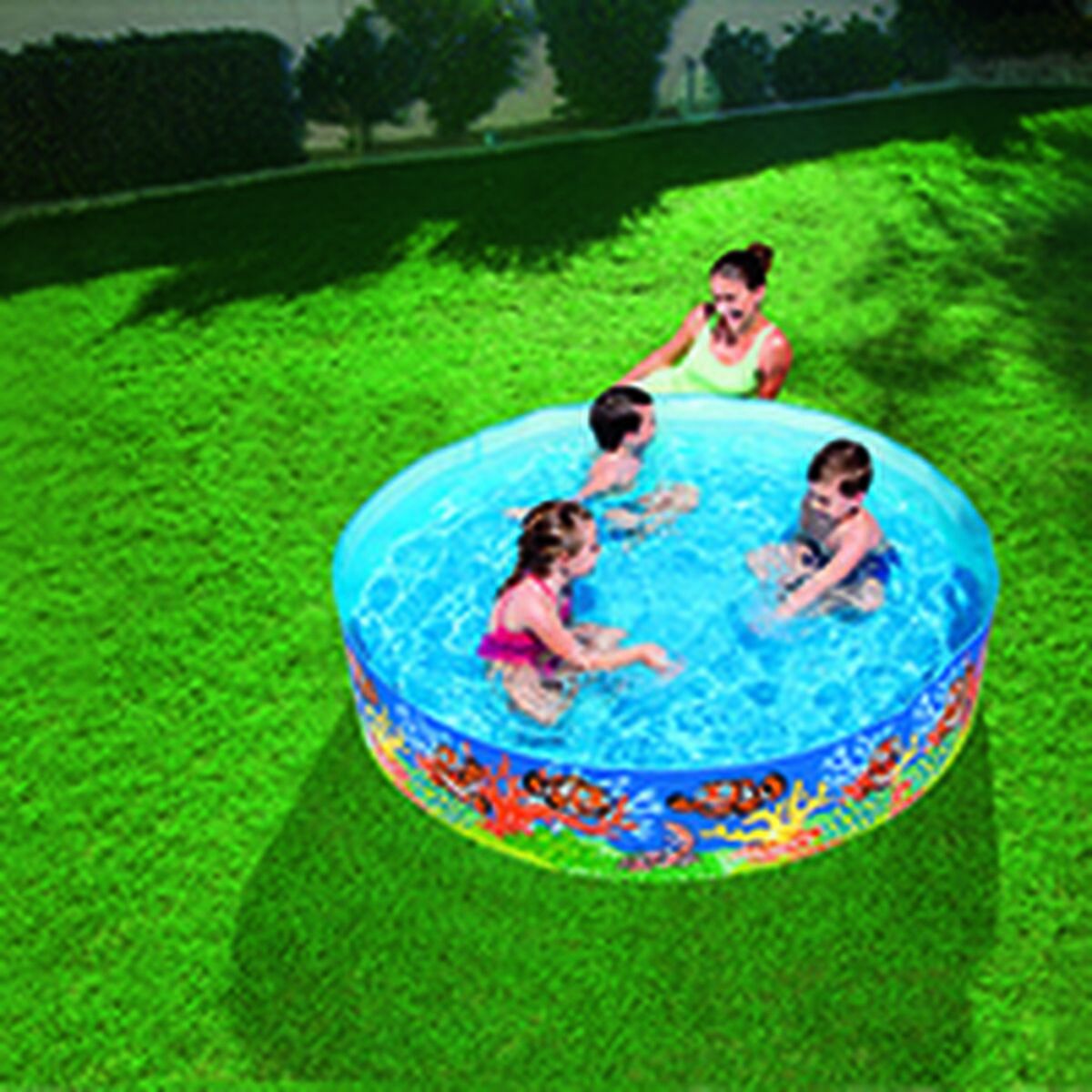 Bestway Inflatable Paddling Pool For Children Bestway Navy 183 X 38 Cm