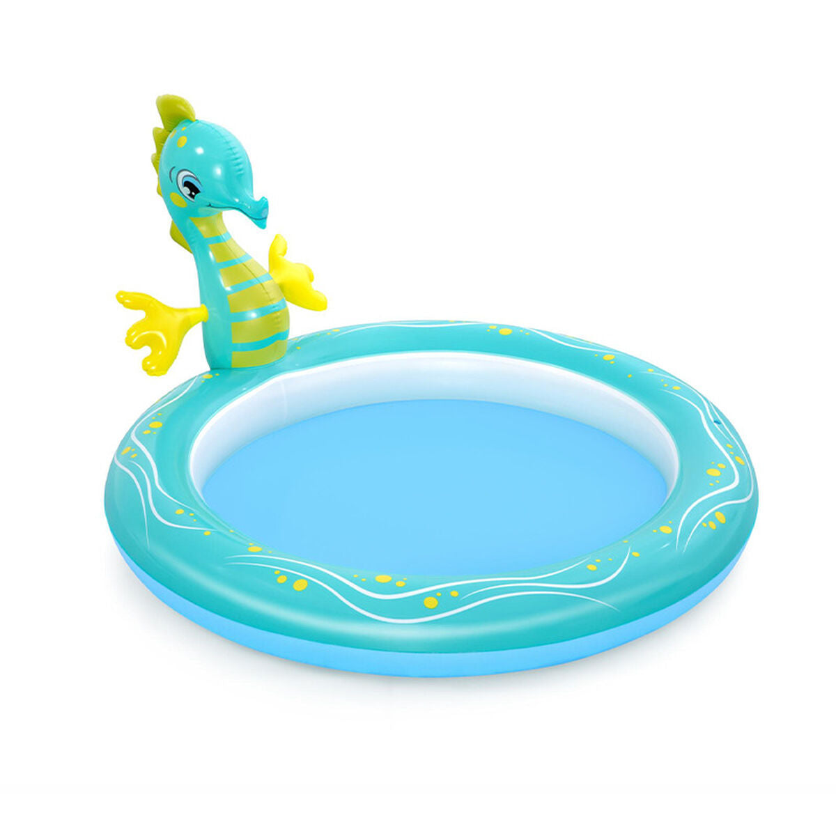 Bestway Inflatable Paddling Pool For Children Bestway Sea Horse 188 X 160 X 86 Cm