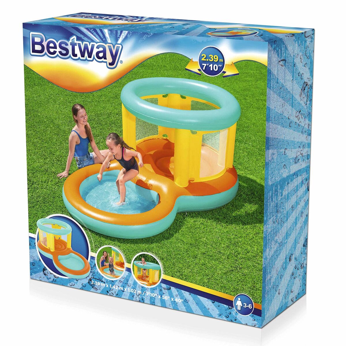 Bestway Children's Pool Bestway 239 X 142 X 102 Cm 70 L Playground