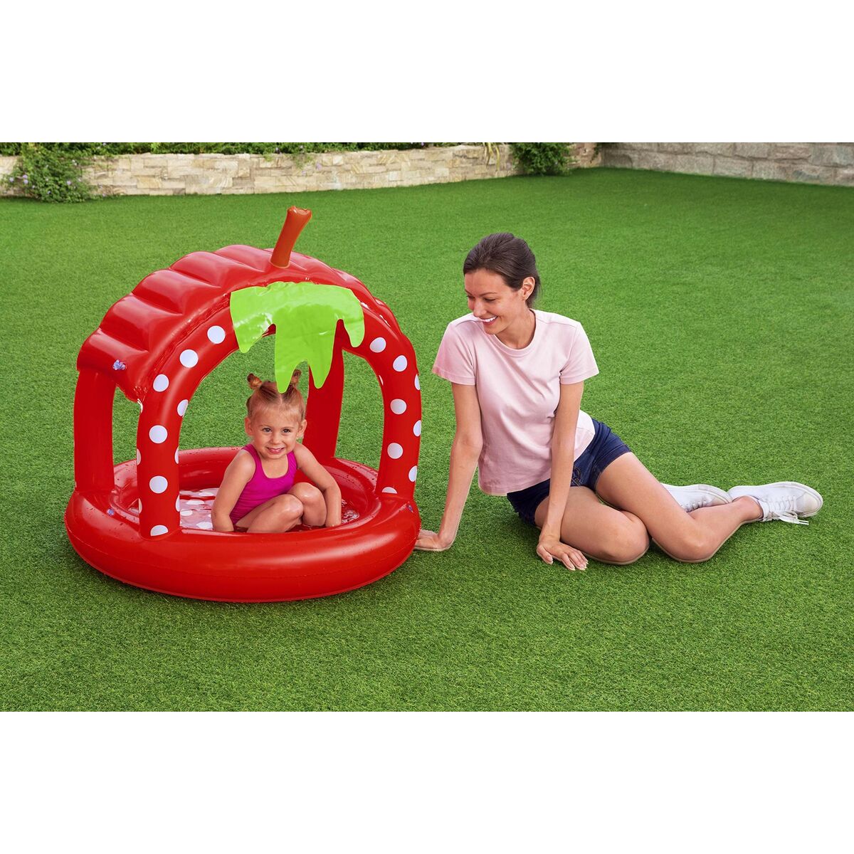 Bestway Inflatable Paddling Pool For Children Bestway Strawberry 91 X 91 X 91