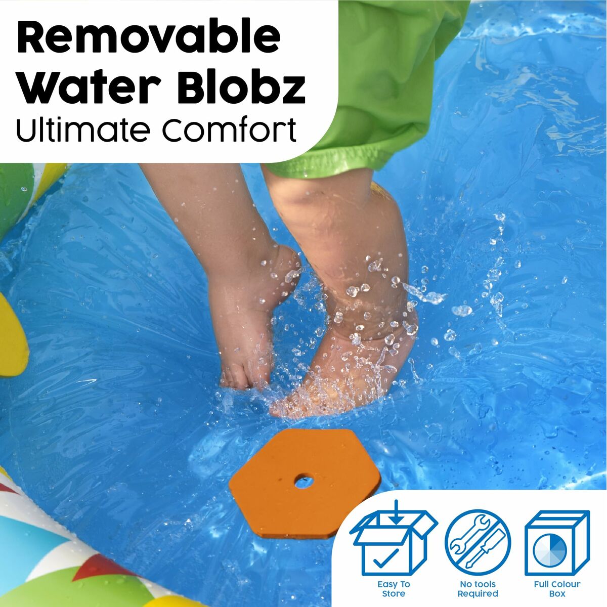 Inflatable Paddling Pool for Children Bestway 120 x 117 x 46 cm 45 L