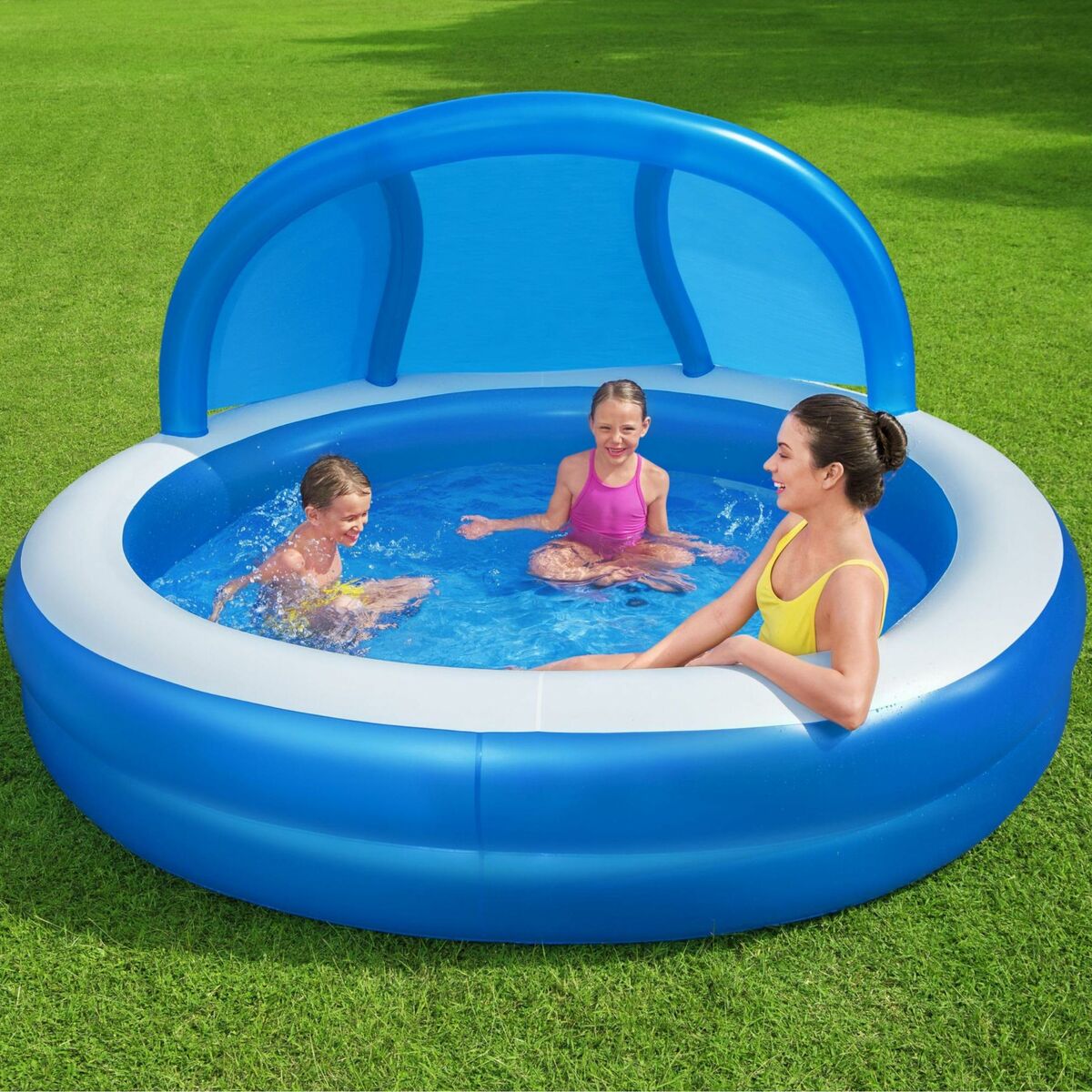 Bestway Inflatable Paddling Pool For Children Bestway Multicolour 241 X 241 X 140 Cm