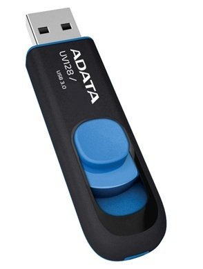 ADATA USB Flash Drive 32GB USB 3.0 Dashdrive UV128 Black AUV128-32G-RBE