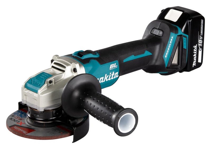 Makita Angular Amoladora Angular Inalámbrico X-lock DGA521ZX1, 18 Voltios DGA521ZX1