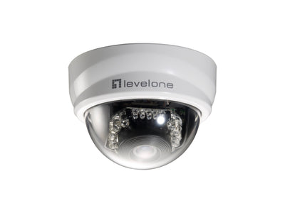 Level One Camera IP Mini Domo No Wi-Fi 2 Megapixel Dia&noche PoE Outdoor FCS-3101 — image 1