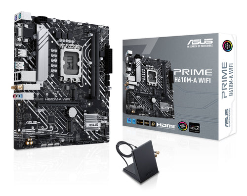 ASUS Motherboard Prime H610M-A Wi-Fi INTEL,1700,DDR5,MATX — image 1